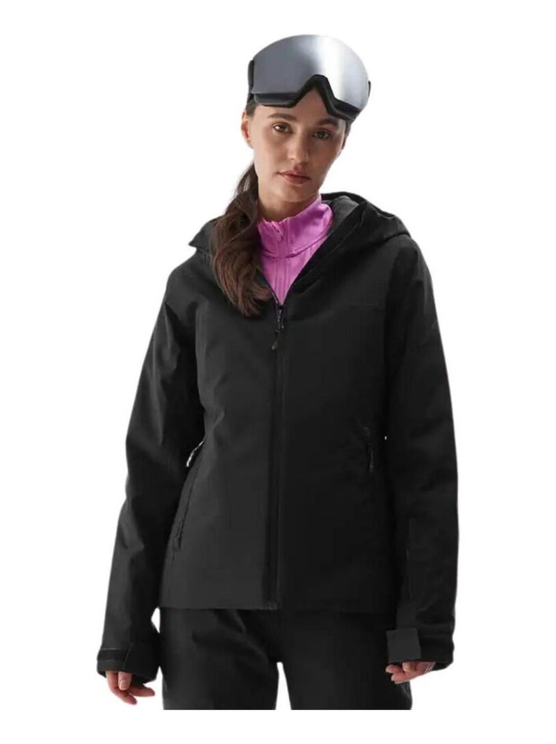 4F - Blouson de ski motif/style uni F572 Noir - Kiabi