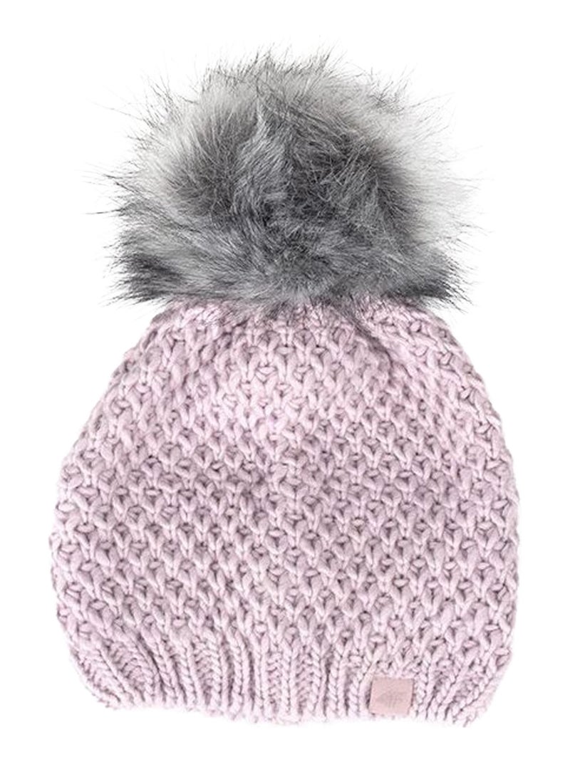 4F - Bonnet motif/style logo Rose - Kiabi