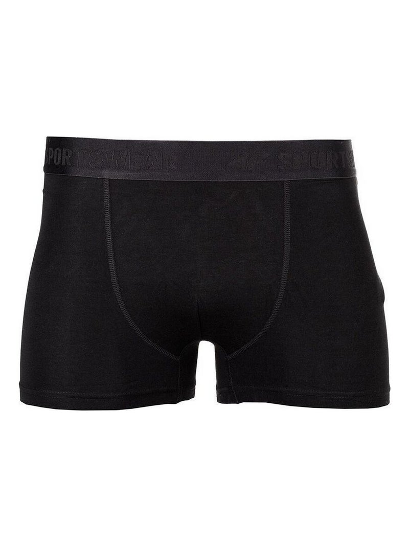 4F - Boxers 4FAW23UBXSM027 Noir Rouge - Kiabi