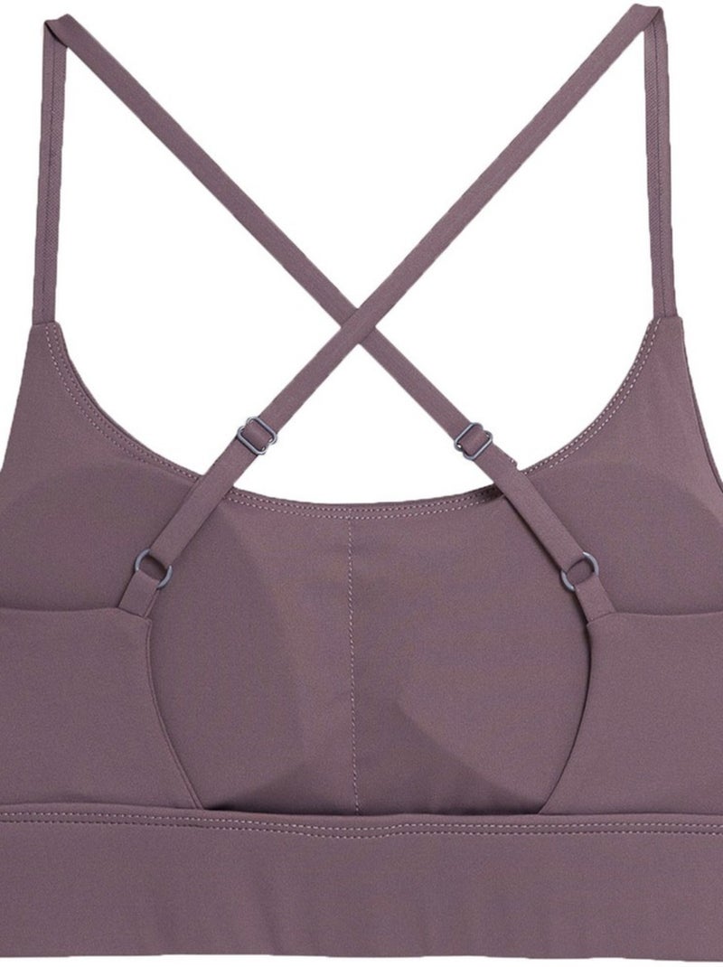 4F - Brassière de sport 4FAW23USBAF079 Marron - Kiabi