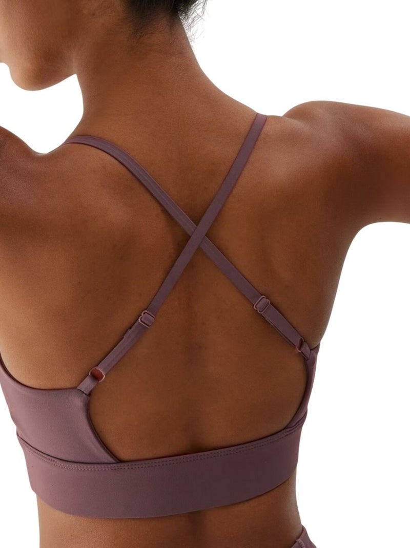 4F - Brassière de sport 4FAW23USBAF079 Marron - Kiabi