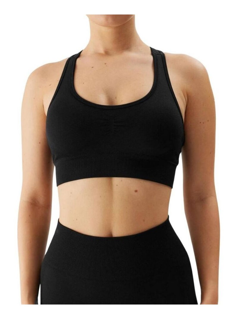 4F - Brassière de sport 4FWSS24USBAF116 Noir - Kiabi