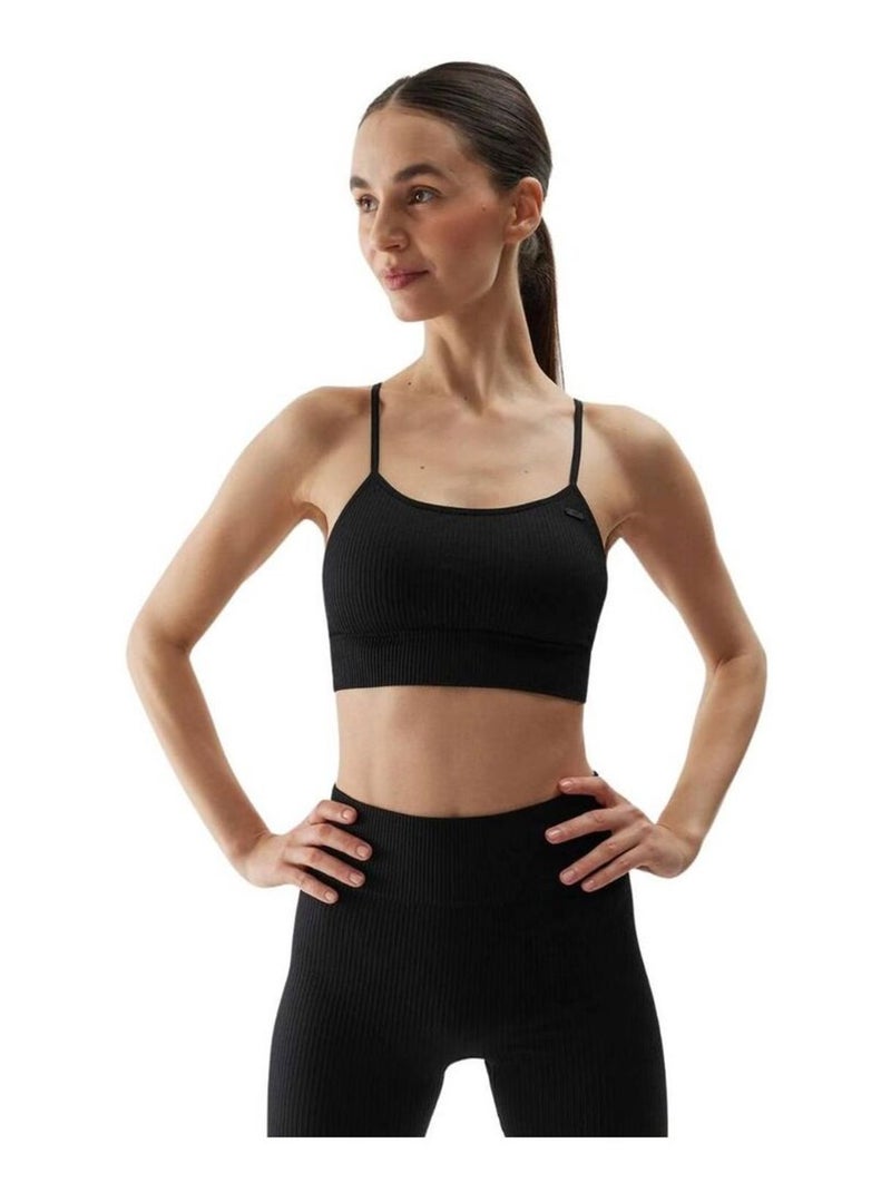 4F - Brassière de sport 4FWSS24USBAF121 Noir - Kiabi