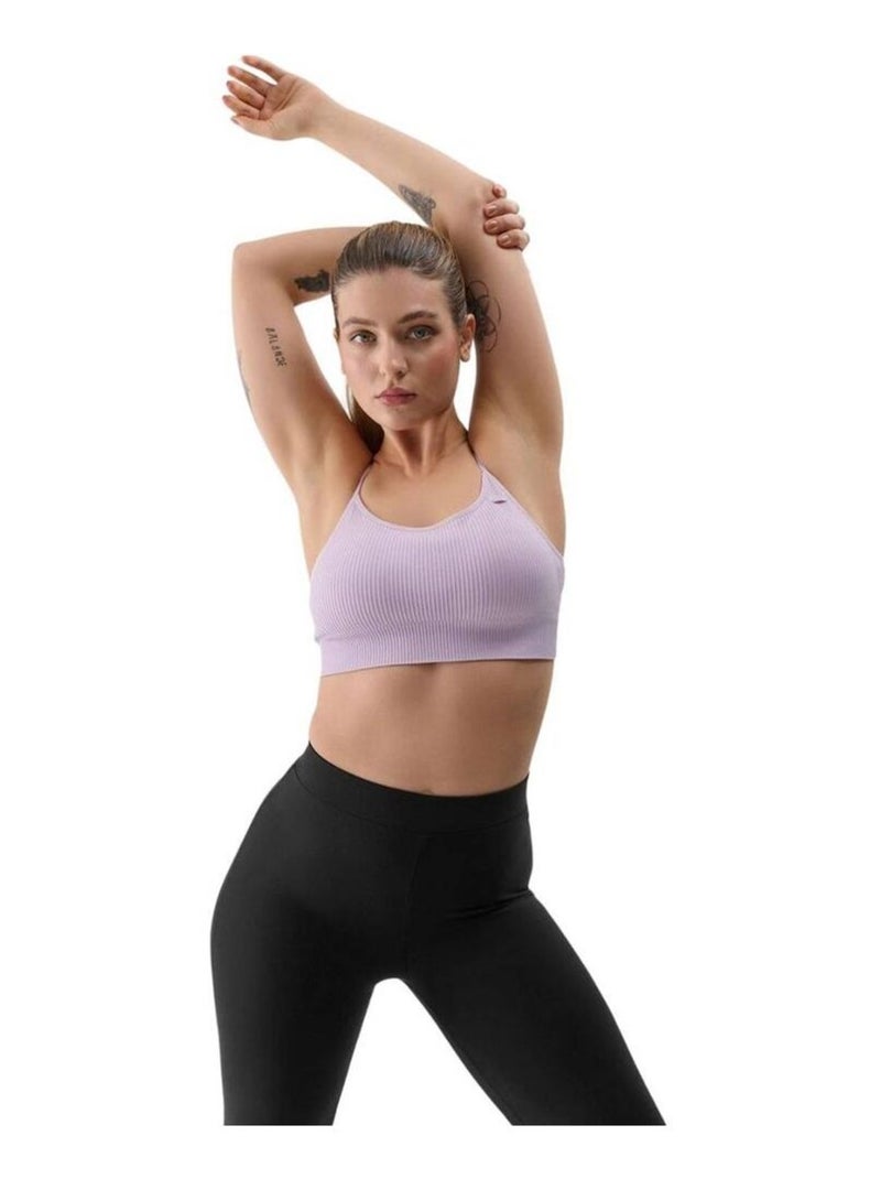 4F - Brassière de sport 4FWSS24USBAF121 Violet clair - Kiabi