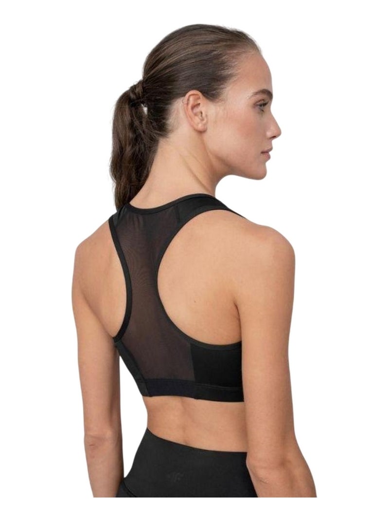 4F - Brassière de sport D011 Noir - Kiabi