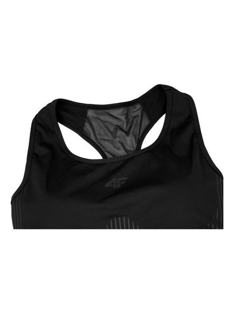 4F - Brassière de sport D011 Noir - Kiabi