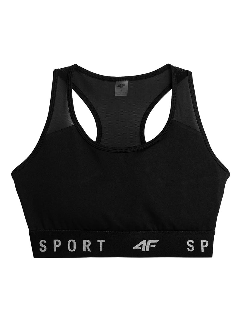 4F - Brassière de sport H4Z22 STAD350 Noir - Kiabi