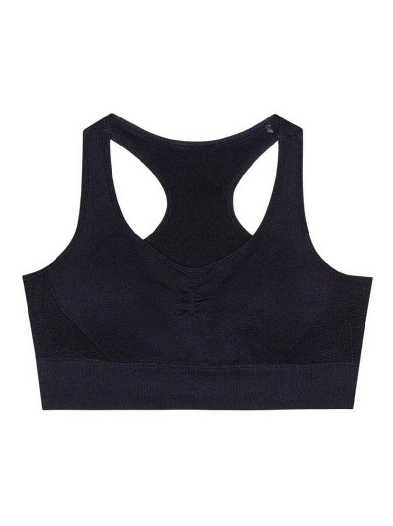 4F - Brassière de sport Noir - Kiabi
