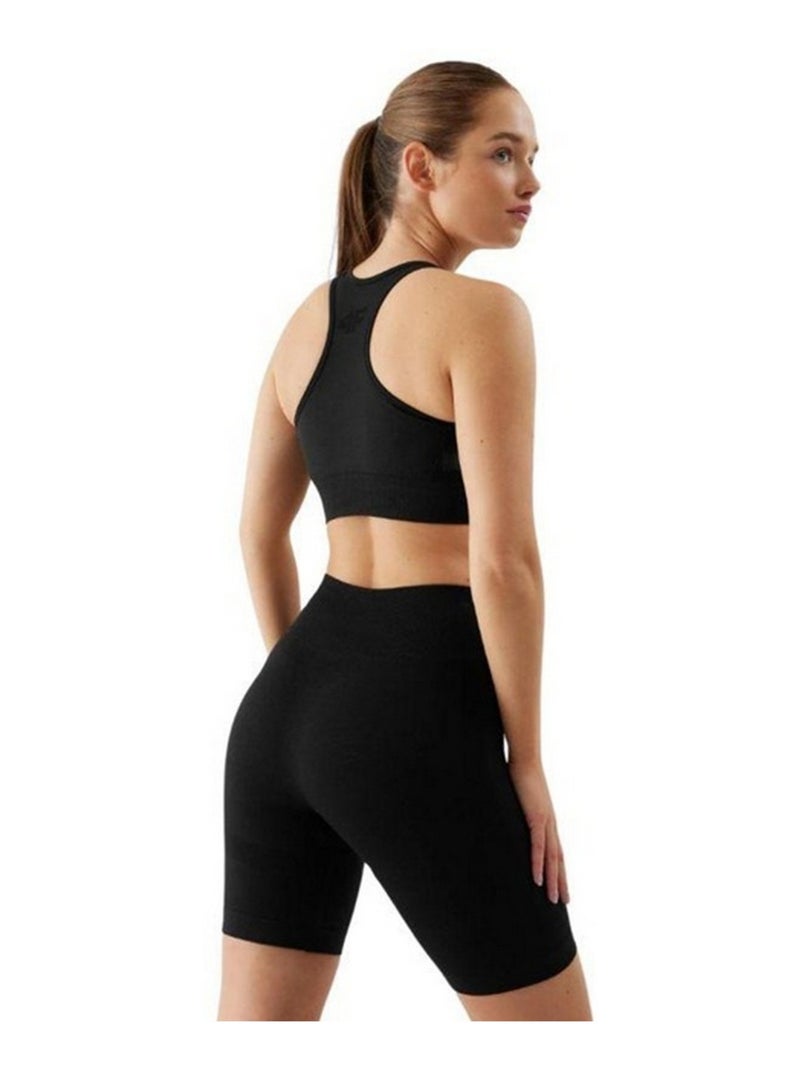 4F - Brassière de sport Noir - Kiabi