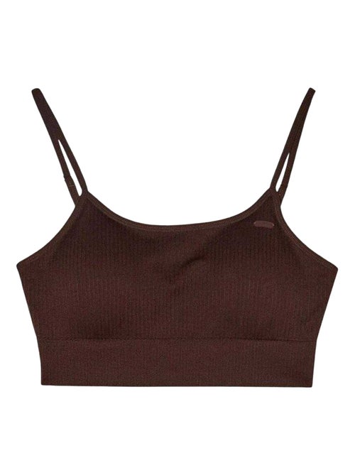 4F - Brassière de sport style Uni - Kiabi