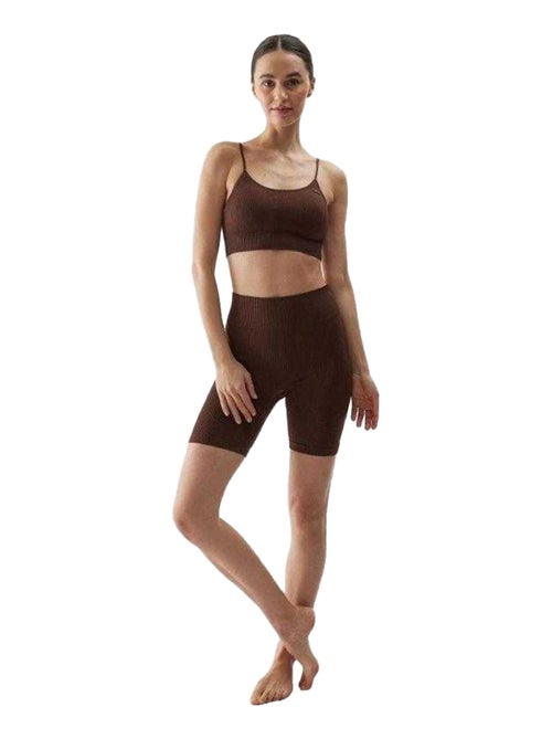 4F - Brassière de sport style Uni - Kiabi