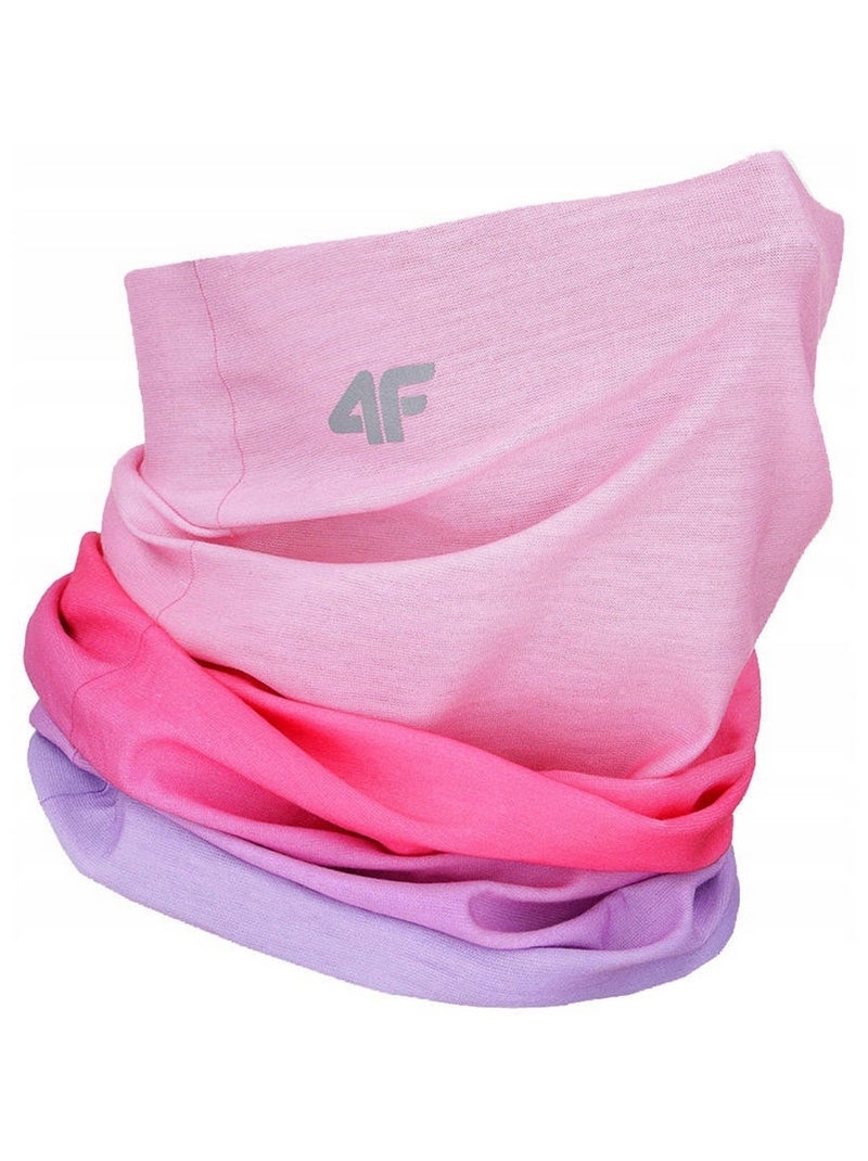 4F - Cache-cou F027 Noir Rose - Kiabi