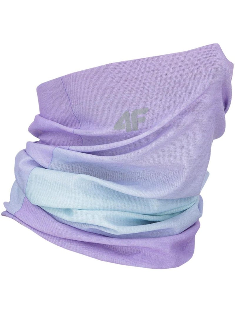 4F - Cache-cou motif/style uni F027 Violet clair - Kiabi