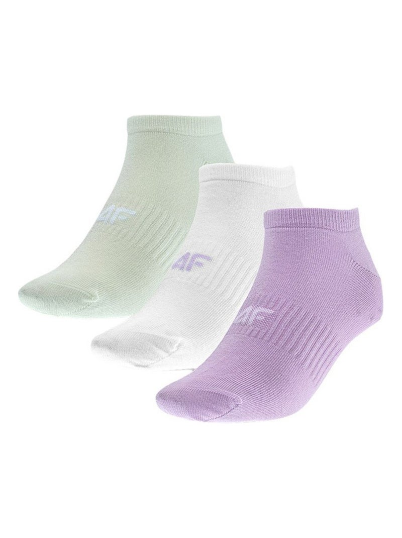 4F - Chaussettes de sport coupe cheville Multicolore - Kiabi