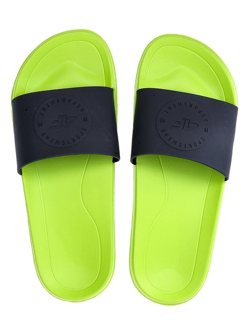 4F - Claquettes 4FMM00FFLIM047A Noir Vert - Kiabi