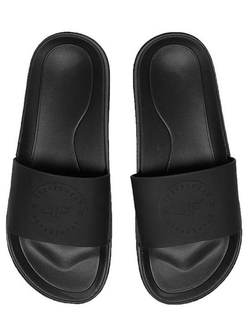 4F - Claquettes style Logo F045A Noir - Kiabi