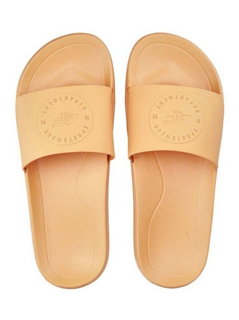 4F - Claquettes style Logo F045A Orange - Kiabi