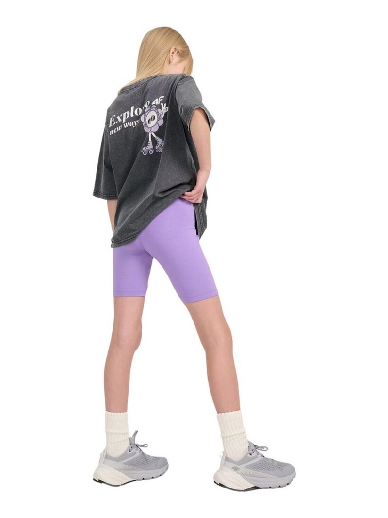 4F - Cuissard de cyclisme style Logo 4FJWSS25TSTIF014 Violet clair - Kiabi