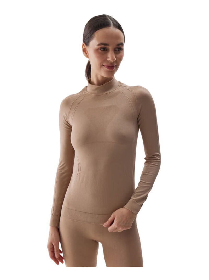 4F - Haut thermique Marron - Kiabi