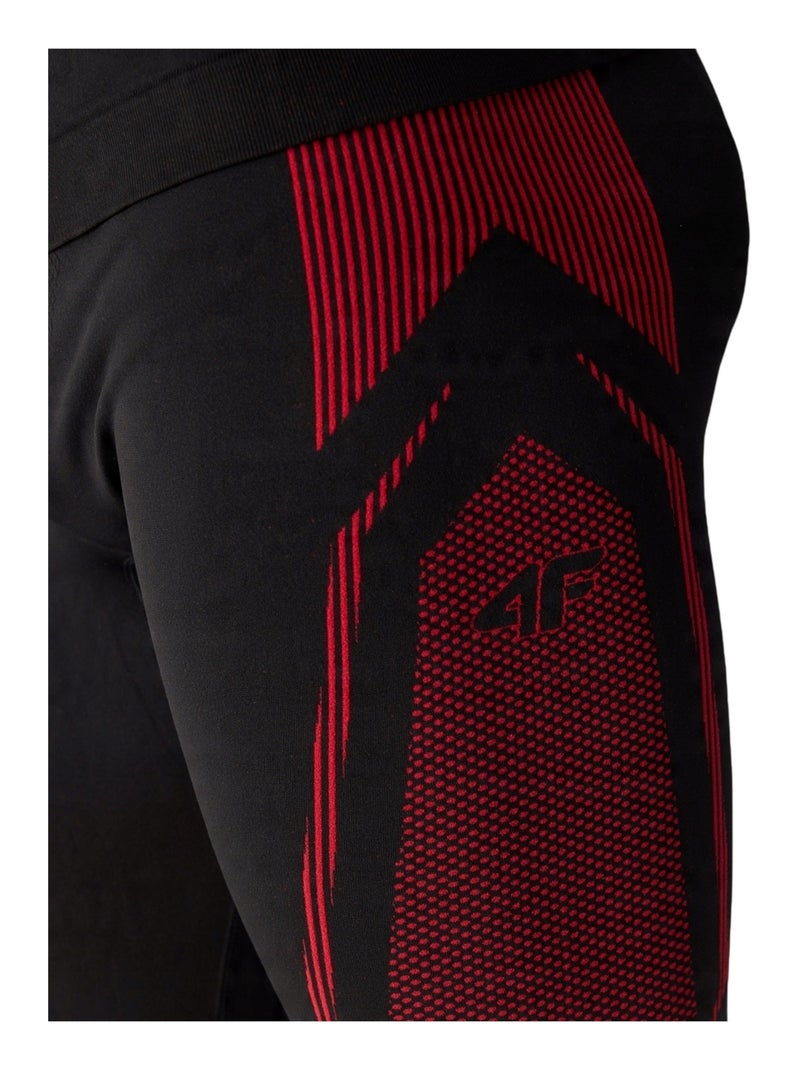 4F - Legging 4FWAW24USEAM166 Noir Rouge - Kiabi