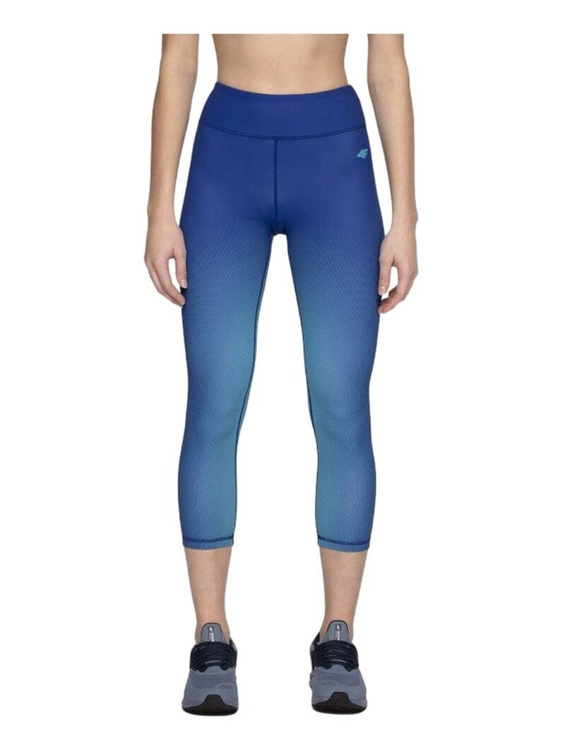 4F - Legging 7/8 entraînement H4L20 SPDF008 Bleu - Kiabi