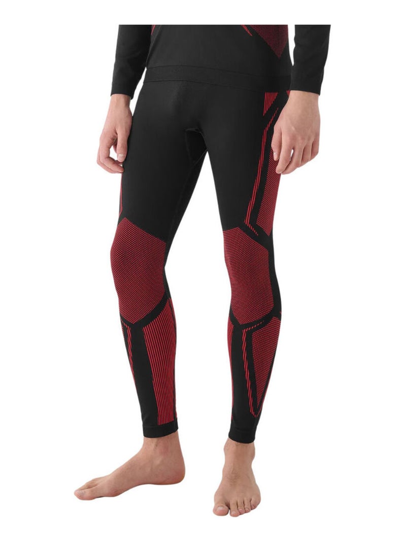 4F - Legging thermique 4FWAW24USEAM166 Noir Rouge - Kiabi