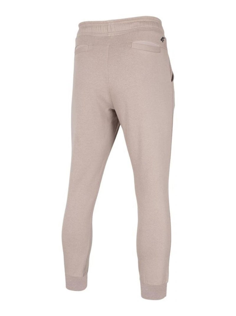 4F - Pantalon de jogging motif/style logo Beige - Kiabi