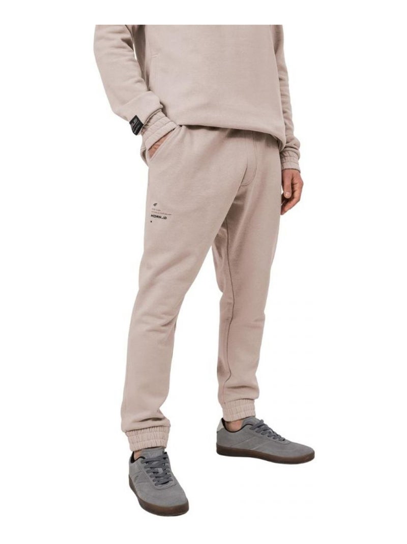 4F - Pantalon de jogging motif/style logo Beige - Kiabi