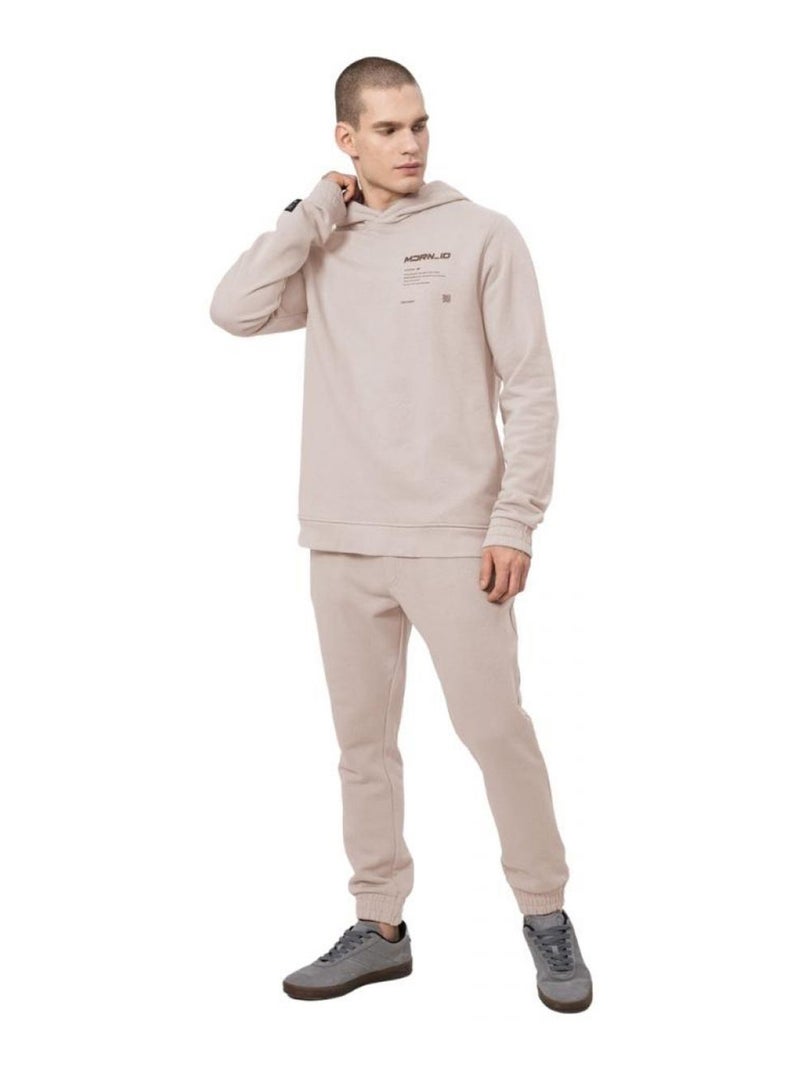 4F - Pantalon de jogging motif/style logo Beige - Kiabi