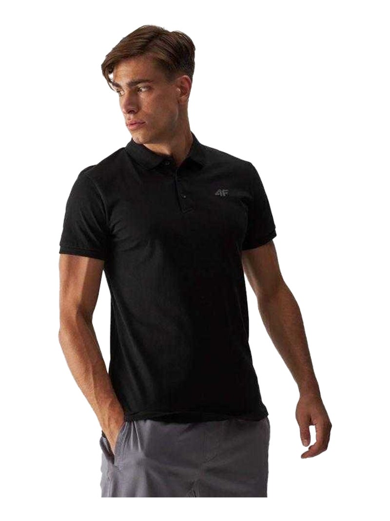 4F - Polo 4FWMM00TPTSM316 Noir - Kiabi