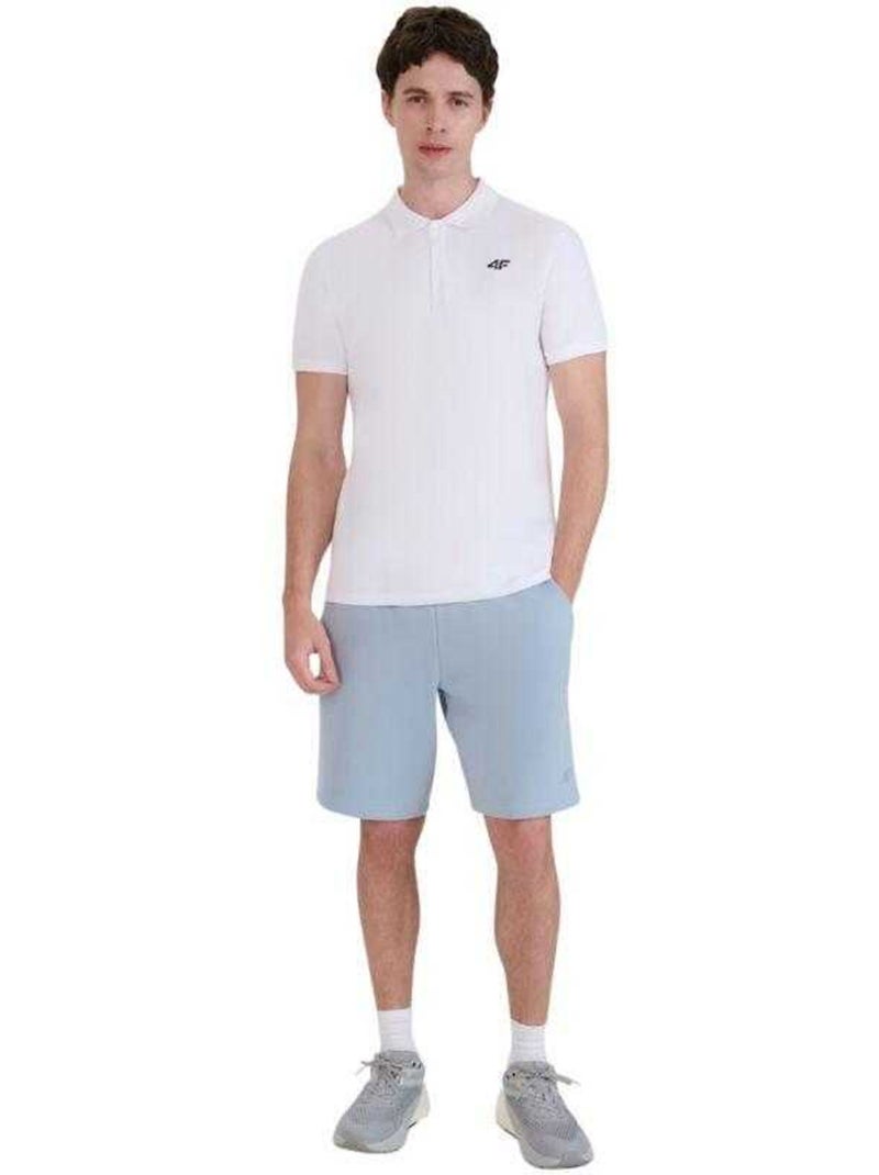 4F - Polo 4FWMM00TPTSM366 Blanc - Kiabi