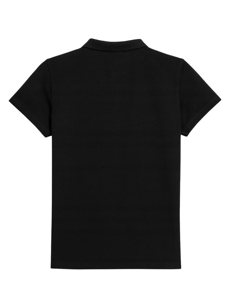 4F - Polo F317 Noir - Kiabi