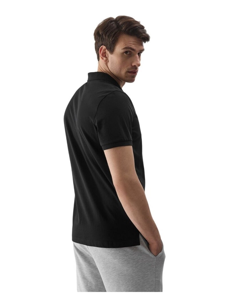 4F - Polo M129 Noir - Kiabi