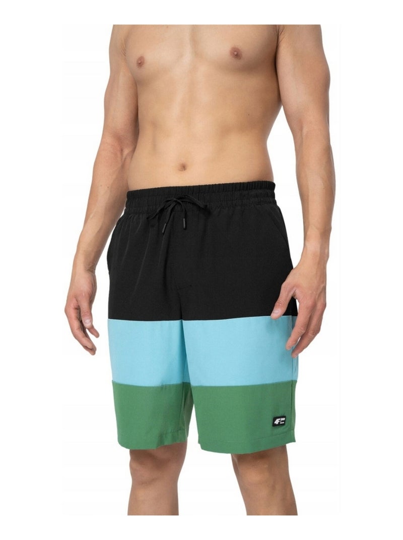 4F - Short de bain 4FSS23UBDSM024 Noir Bleu - Kiabi