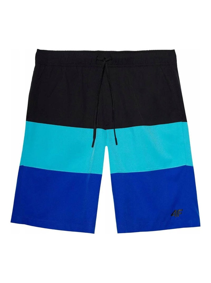 4F - Short de bain M024 Noir Bleu - Kiabi