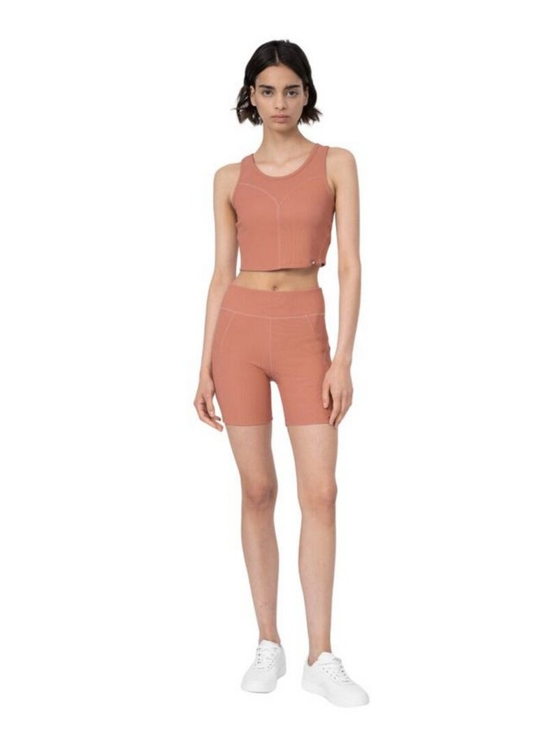 4F - Short F041 Marron - Kiabi