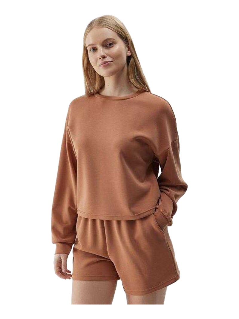 4F - Short F324 Marron - Kiabi