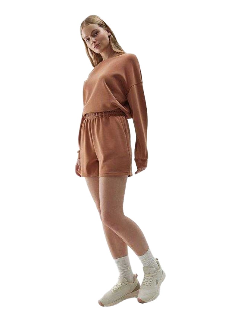 4F - Short F324 Marron - Kiabi