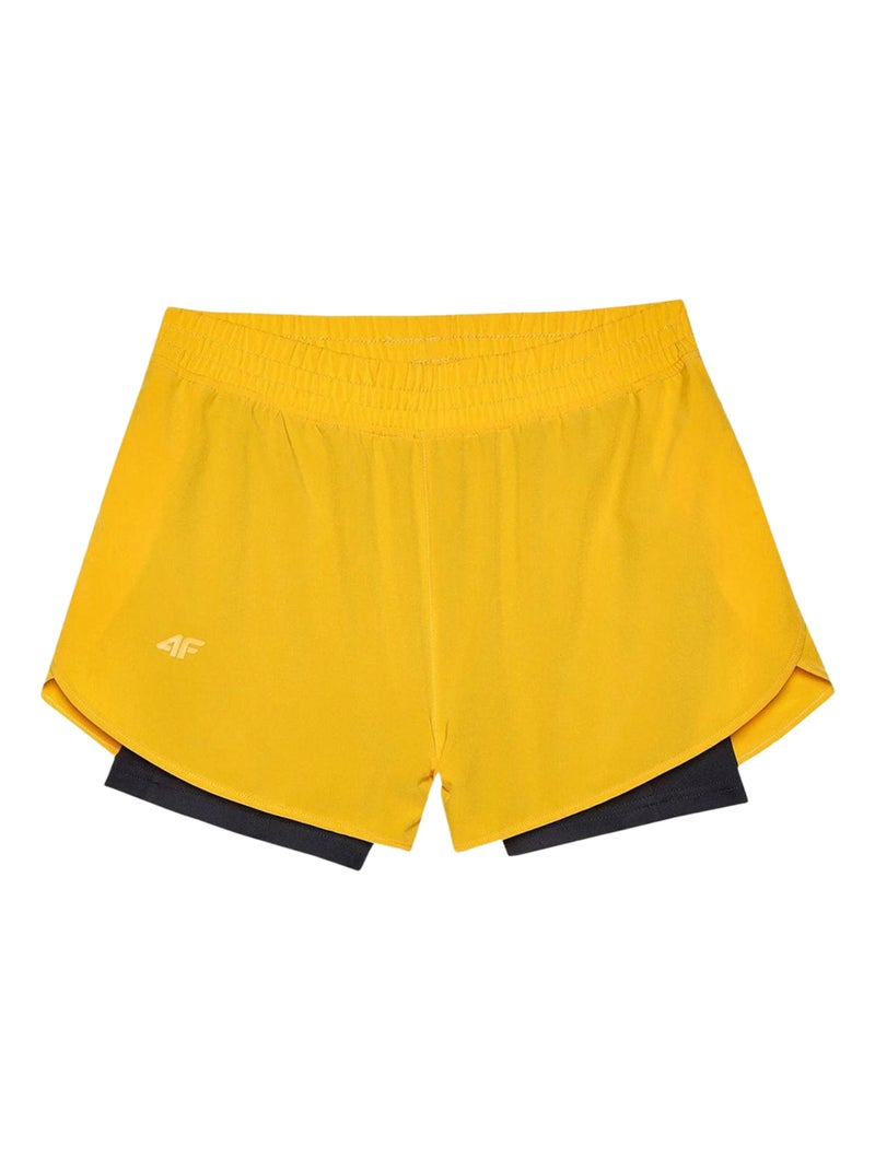 4F - Short style 2-en-1 4FWSS24TFSHF497 Jaune - Kiabi