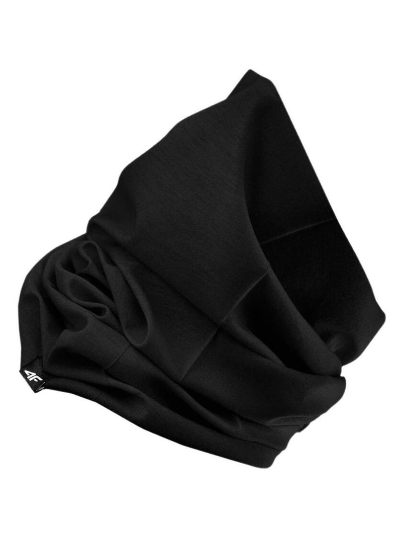 4F - Snood motif/style uni U065 Noir - Kiabi