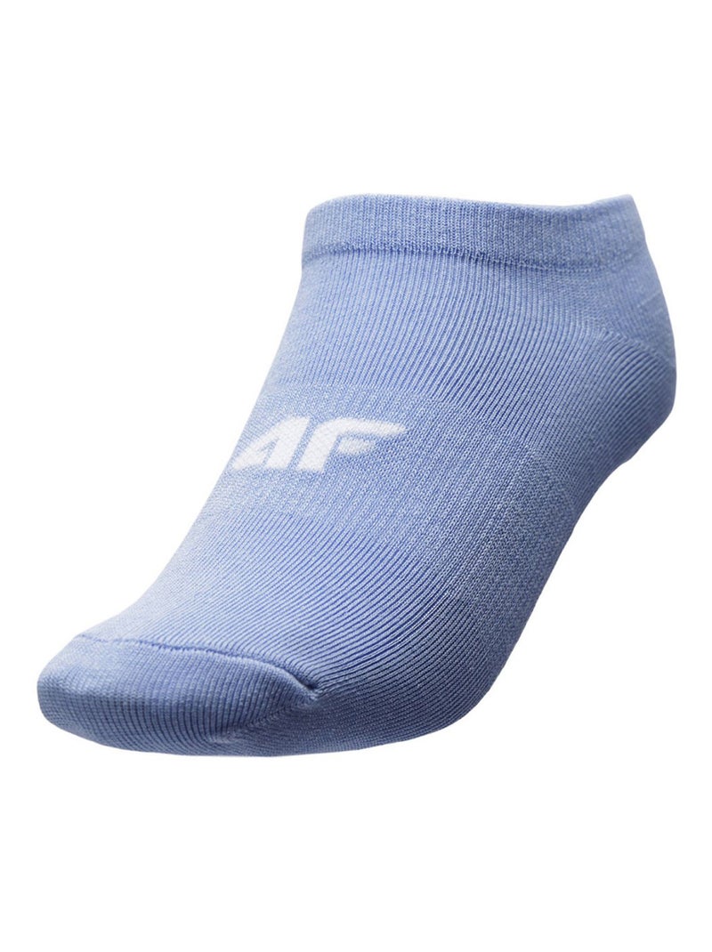 4F - Socquettes Blanc Mauve Bleu - Kiabi