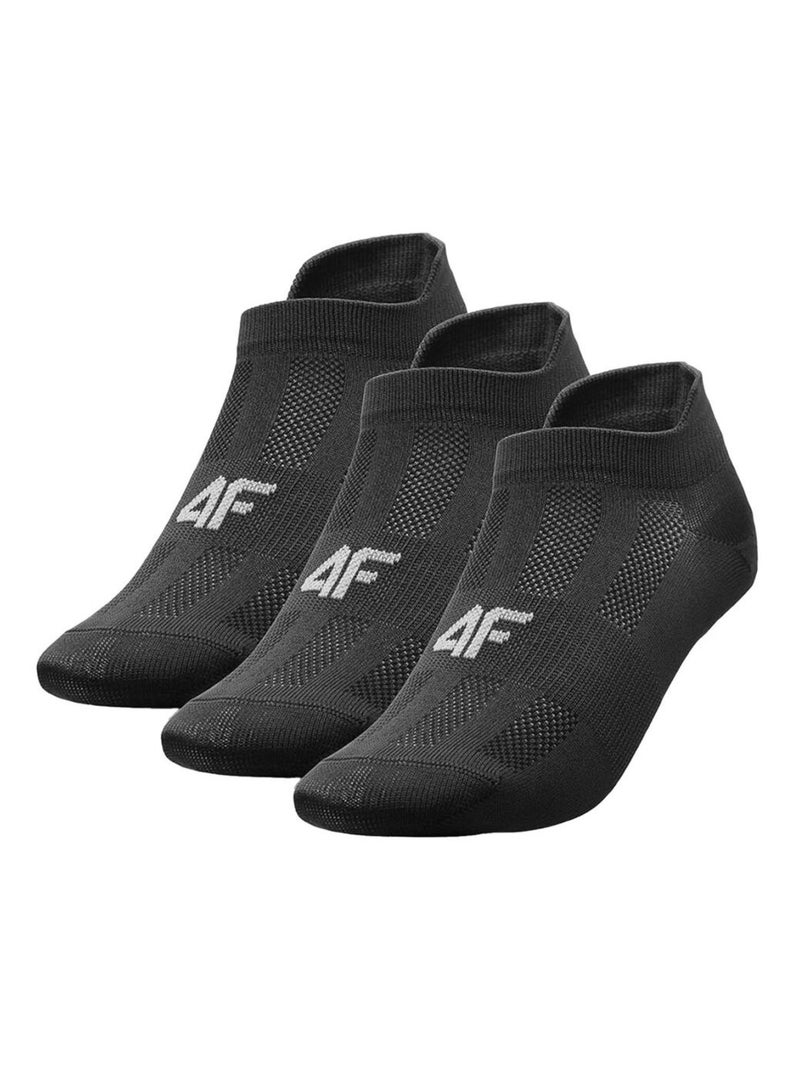 4F - Socquettes H4L21 Noir - Kiabi