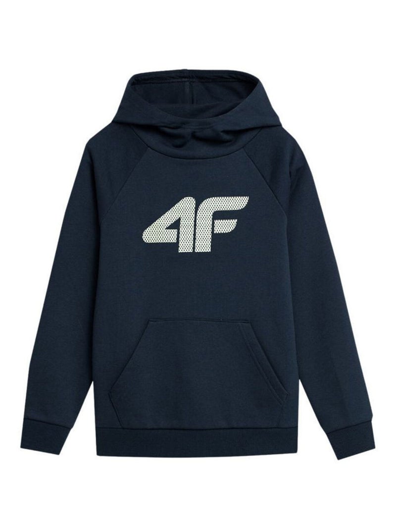 4F - Sweat à capuche 4FJSS23TSWSM220 Bleu marine - Kiabi