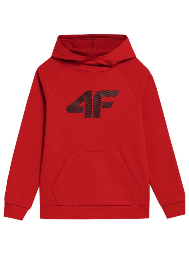 4F - Sweat à capuche 4FJSS23TSWSM220 Rouge - Kiabi