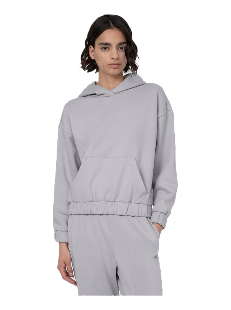 4F - Sweat à capuche 4FSS23TSWSF255 Gris clair - Kiabi