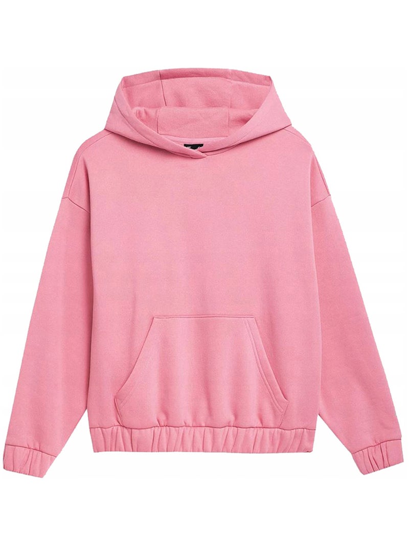 4F - Sweat à capuche 4FSS23TSWSF255 Rose - Kiabi