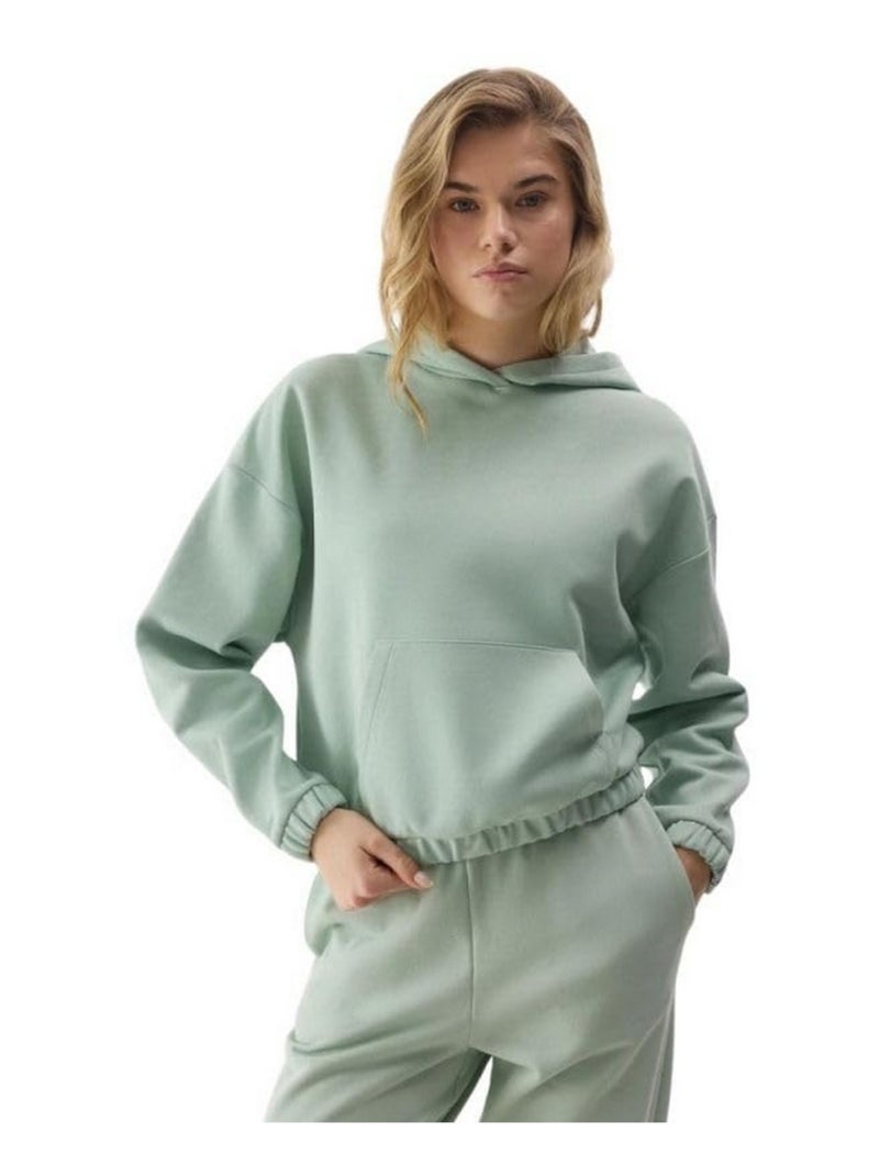 4F - Sweat à capuche 4FWSS24TSWSF1057 Vert - Kiabi