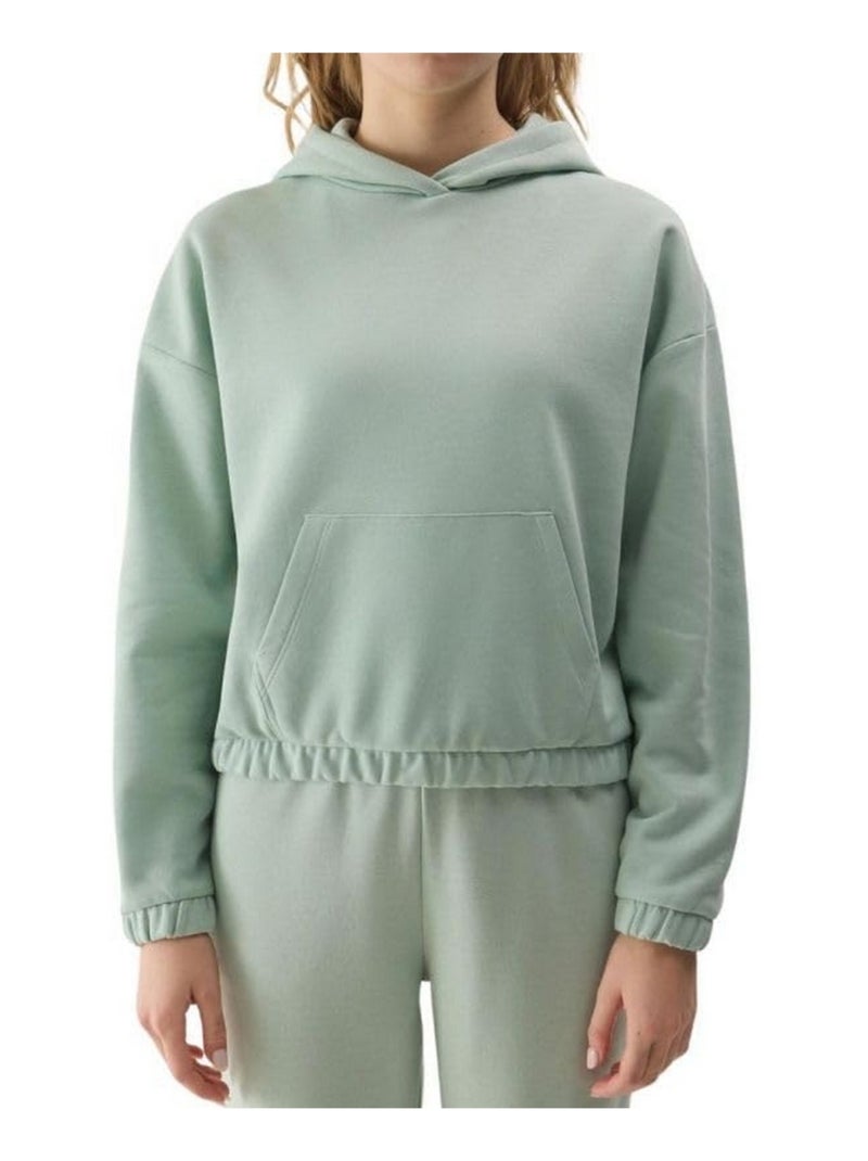4F - Sweat à capuche 4FWSS24TSWSF1057 Vert - Kiabi