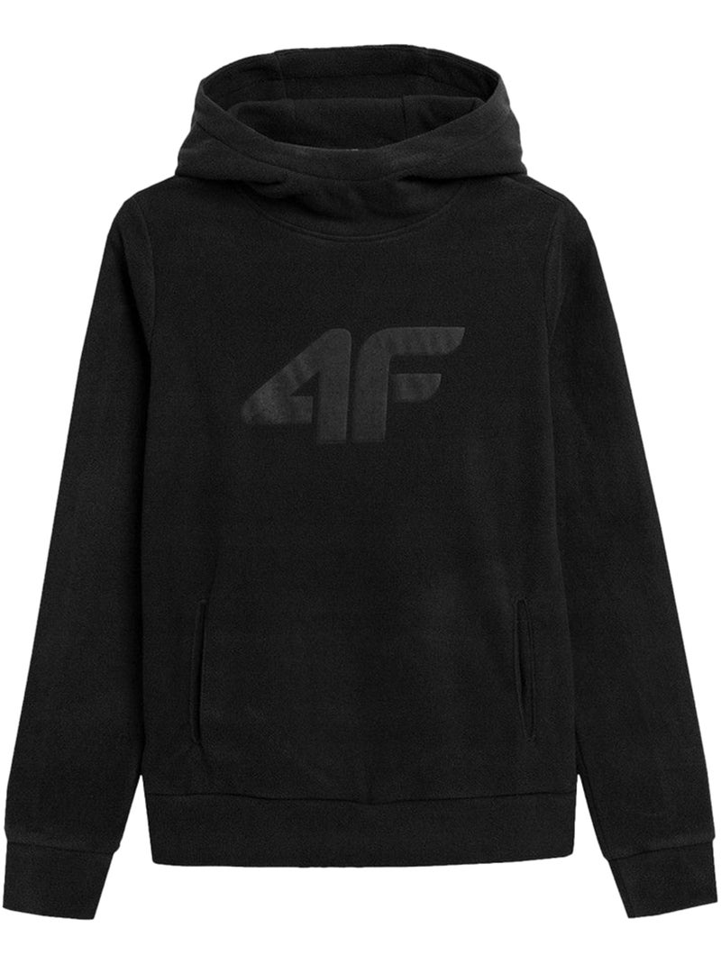 4F - Sweat à capuche H4L22 PLD352 Noir - Kiabi