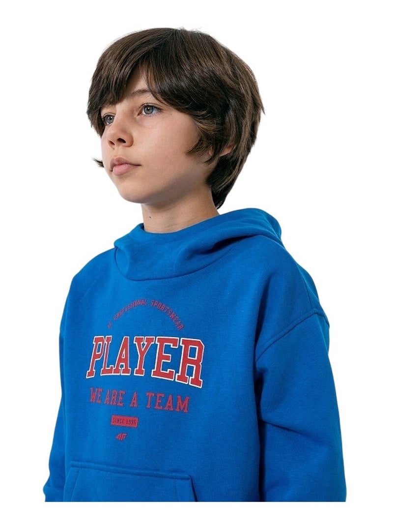 4F - Sweat à capuche HJZ22 Bleu - Kiabi